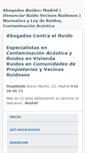 Mobile Screenshot of abogadosruidos.com